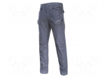 Dungarees | Size: XL | grey | slim-fit | 255g/m2 | combat trousers