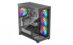 Kompiuterio dėžė XILENCE  Case||ATX/micro ATX/Mini-ITX|Black|Midi Tower|PC|X818.ARGB