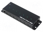 Hub USB | USB 2.0,industrial | PnP,mounted on desktop | 480Mbps