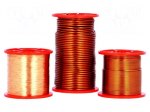 Coil wire | single coated enamelled | 0.8mm | 0,25kg | max.200&deg;C