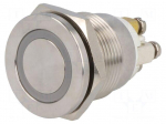 Switch: vandal resistant | Pos: 2 | SPST-NO | 0.5A/220VAC | 2A/36VDC