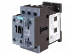 Contactor: 3-pole | NO x3 | Auxiliary contacts: NO + NC | 230VAC | 25A