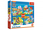 Žaidimų zona | PC | Konsolės | Priedai // Edukaciniai žaislai | Interaktyvūs | Kūrybi&scaron;ki | Meni&scaron;ki // Puzzle - 4w1 (12, 15, 20, 24) - Biegnące Pieski - Psi Patrol - Trefl 34628