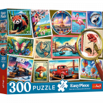 Žaidimų zona | PC | Konsolės | Priedai // Edukaciniai žaislai | Interaktyvūs | Kūrybi&scaron;ki | Meni&scaron;ki // Puzzle - 300 EasyPiece - Znaczki pocztowe - Trefl 23100