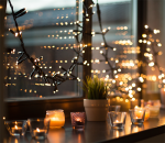 10 m LED &scaron;vieselių girlianda | &Scaron;ilta balta | NORDIC HOME | 80 LED | Lauko ir vidaus naudojimui |IP44