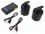 Tester: ESD surface resistivity | 10k&Omega;&divide;1T&Omega; | 10&divide;100V