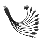 Plan&scaron;etdatori ir plan&scaron;etinių kompiuterių priedai // USB Kabeliai // Kabel uniwersalny USB do ładowania GSM(10 typ&oacute;w)