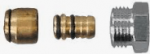 Compression adapter for plastic pipe connections 1