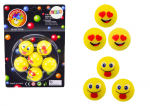 Žaidimų zona | PC | Konsolės | Priedai // Žaislai ir žaidimai vaikams // Zestaw Piłeczek Kauczukowych Emoji Ż&oacute;łte 6 Szt