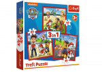 Žaidimų zona | PC | Konsolės | Priedai // Edukaciniai žaislai | Interaktyvūs | Kūrybi&scaron;ki | Meni&scaron;ki // Puzzle - 3w1 (20, 36, 50) - Wesołe pieski - Psi Patrol - Trefl 34867