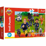 Žaidimų zona | PC | Konsolės | Priedai // Edukaciniai žaislai | Interaktyvūs | Kūrybi&scaron;ki | Meni&scaron;ki // Puzzle - 30 - Gotowi do pomocy - Strażak Sam - Trefl 18297
