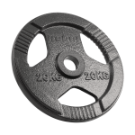 Naujos prekės // Obciążenie żeliwne olimpijskie 20kg, otw&oacute;r 51mm, talerz z uchwytami, REBEL ACTIVE