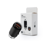 Mobilieji telefonai ir priedai // USB automobilių įkrovikliai // Ładowarka samochodowa 30W CZARNA PD3.0+QC4.0