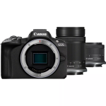 Canon | EOS R50 + RF-S 18-45mm F4.5-6.3 IS STM + RF-S 55-210mm F5-7.1 IS STM (SIP) | Megapixel 24.2 MP | Image stabilizer | ISO sensitivity (max) 32000 | Display diagonal 2.95 " | Wi-Fi | Video recording | Automatic