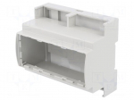 Enclosure: for DIN rail mounting | Y: 90mm | X: 103mm | Z: 62mm