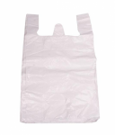 Maisiņi ar rokturiem, HDPE, 44x25x90cm, 25mk, balti, 100 gab.
