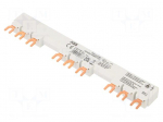 Busbar | 10mm2 | Poles: 3 | 690VAC | 250VDC | 6kV | Inom: 65A | fork