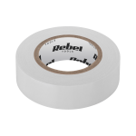 Instaliacinės izoliacinės ir sujungimo medžiagos // Izoliacinės juostos // Taśma izolacyjna klejąca REBEL (0,13 mm x 19 mm x 10 yd) biała