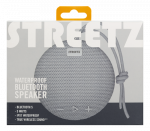 STREETZ vandeniui atsparus &bdquo;Bluetooth&ldquo; garsiakalbis, 5 W, AUX, įmontuotas mikrofonas, pilkas CM764