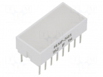 LED backlight | red | Lens: white,diffused | &lambda;d: 626nm | 22&divide;80mcd