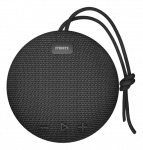 STREETZ vandeniui atsparus &bdquo;Bluetooth&ldquo; garsiakalbis, 5 W, AUX, įmontuotas mikrofonas, juodas / CM763