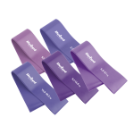 Sporto ir aktyvaus poilsio // Sporto prekės ir įranga // Zestaw gum do ćwiczeń lateksowy - Mini Band L, 2.3-18.2 kg, 5 gum, fioletowy,  REBEL ACTIVE