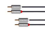 Koaksialinių kabelių sistemos // HDMI, DVI, AUDIO jungiamieji laidai ir priedai // Kabel 2RCA-2RCA 5m Kruger&Matz Basic
