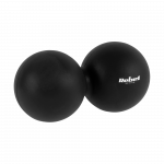 Sporto ir aktyvaus poilsio // Sporto prekės ir įranga // Duoball podw&oacute;jna piłka do masażu 6.2cm, kolor czarny, materiał silikon, REBEL ACTIVE