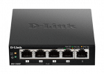 D-Link | Switch | DGS-1005P | Unmanaged | Desktop | Gigabit Ethernet (copper) ports quantity 5 | Power over Ethernet (PoE) ports quantity 4 | Power supply type External