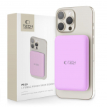 Kitas telefono priedas Tech-Protect  Tech-Protect LifeMag MagSafe PB10 5000mAh Power Bank - Pink