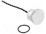 Switch: piezoelectric | Pos: 2 | SPST-NO | 0.2A/24VAC | 0.2A/24VDC