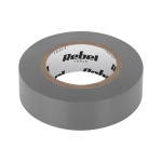 Instaliacinės izoliacinės ir sujungimo medžiagos // Izoliacinės juostos // Taśma izolacyjna klejąca REBEL (0,13 mm x 19 mm x 10 yd) szara