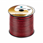 Garso sistemos ir priedai // Akustinės garso sistemos kabelis ir laidas. Garsiakalbio kabelis // Kabel głośnikowy 0,75mm czarno-czerwony