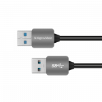 Kompiuterių komponentai ir priedai // PC/USB/LAN kabeliai // Kabel USB3.0 wtyk - wtyk  1m Kruger&Matz