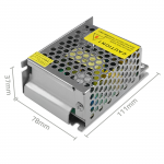 12V 60W LED maitinimo &scaron;altinis (driveris) | IP20 | 5A | Qoltec