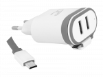 Mobilieji telefonai ir priedai // USB tinklo įkrovikliai // Ładowarka sieciowa micro USB 2000 mA LXG276
