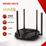 Wi-Fi 6 AX3000 dviejų juostų mar&scaron;rutizatorius, iki 3000 Mb/s, 4&times;LAN + 1&times;WAN gigabitiniai prievadai
