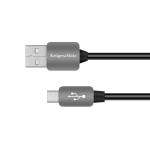 Kompiuterių komponentai ir priedai // PC/USB/LAN kabeliai // Kabel USB - micro USB wtyk-wtyk 1.8m Kruger&Matz