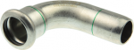 Press 90&deg; Elbow nipple,KAN-therm Inox 28 mm