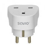 SAVIO AP-02 Travel Adapter UK - EU