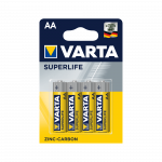 Akumuliatoriai ir baterijos // AA, AAA ir kitų dydžių baterijos, įkrovikliai &ndash; galima užsakyti // Bateria VARTA R06 Heavy Duty 4szt./bl.