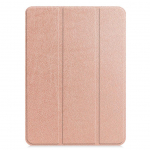 Knygos tipo dėklas iLike  MatePad T10s 10.1 Tri-Fold Eco-Leather Stand Case Rose Gold