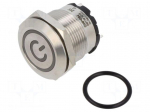 Switch: vandal resistant | Pos: 2 | SPST-NO | 20A/220VAC | IP40 | OFF-ON