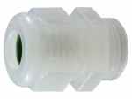 Cable gland | PG36 | IP54 | PVDF | natural | HSK-K-PVDF