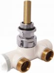 Towel dryer valve,angle, white M22mm (S778444)