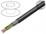 Wire: mains | BiTinstal H | 3G4mm2 | Insulation: LSZH | Colour: black