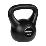Naujos prekės // Kettlebell bitumiczny 14 kg REBEL ACTIVE