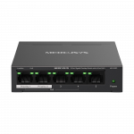 Tinklo įranga // Tinklo jungiklis // Switch Mercusys MS105GP, 5 port&oacute;w 10/100/1000 Mb/s Gigabit