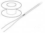 Wire | OFC | stranded | 2x2,5mm2 | silicone | white | -60&divide;180&deg;C
