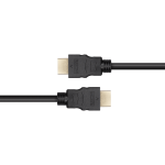 Ultra High Speed HDMI kabelis DELTACO 2M, eARC, QMS, 8K at 60Hz, 4K at 120Hz, juodas / HU-20-R
